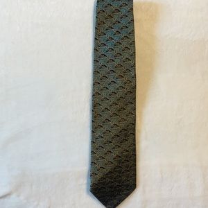 McEscher fish art necktie